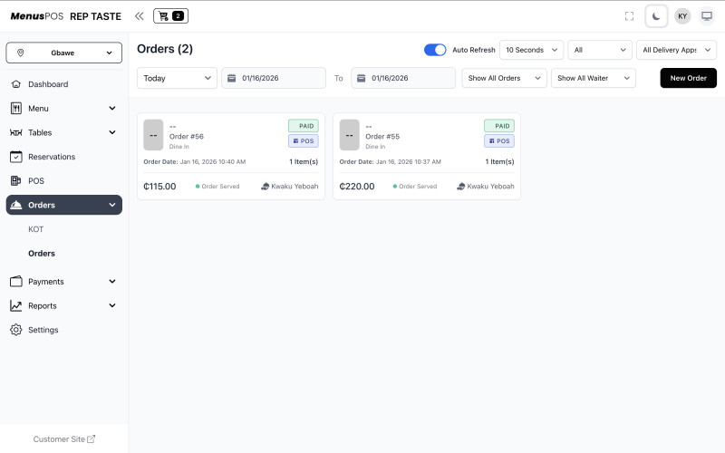 Streamline Order Management